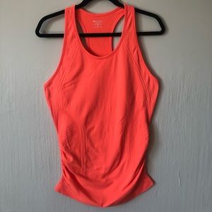 Athleta neon orange workout tank - like new!